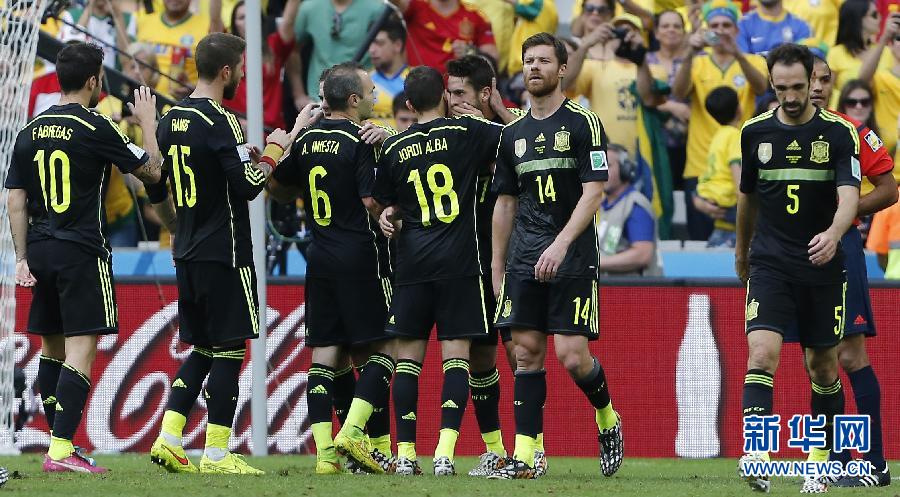 MUNDIAL 2014: Espa?a se despide de Brasil con victoria 3-0 ante Australia