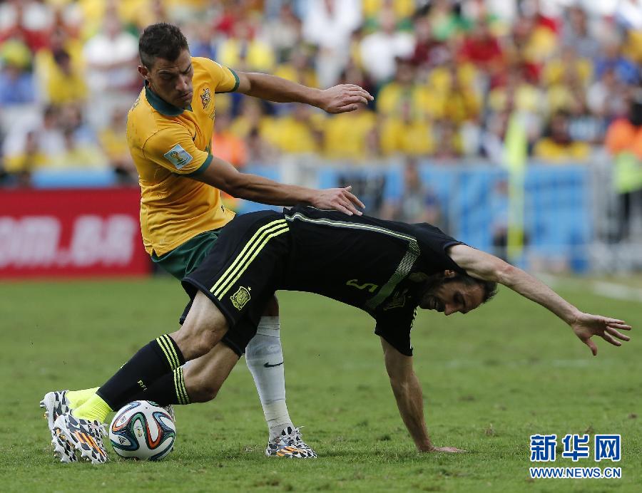 MUNDIAL 2014: Espa?a se despide de Brasil con victoria 3-0 ante Australia