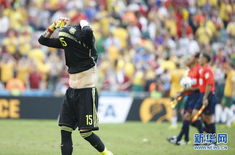 MUNDIAL 2014: Espa?a se despide de Brasil con victoria 3-0 ante Australia