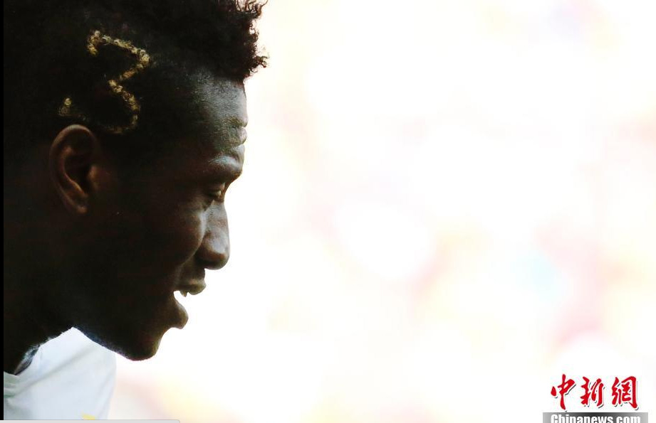 Asamoah Gyan, Ghana (Photo: chinanews.com)