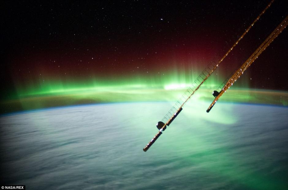 NASA publicó imágenes maravillosas de la aurora boreal de la Tierra