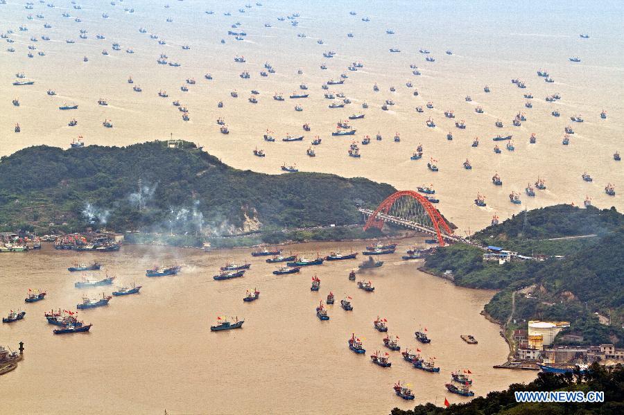 Barcos pescadores comienzan operación en Zhejiang 5