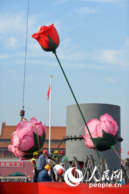 Comienzan los preparativos para la celebración del Día Nacional de China