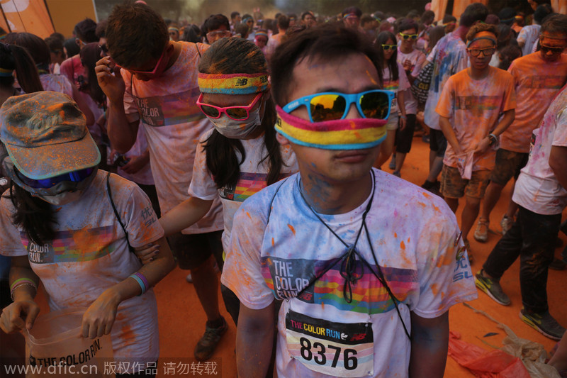 Carrera de colores en Guangzhou