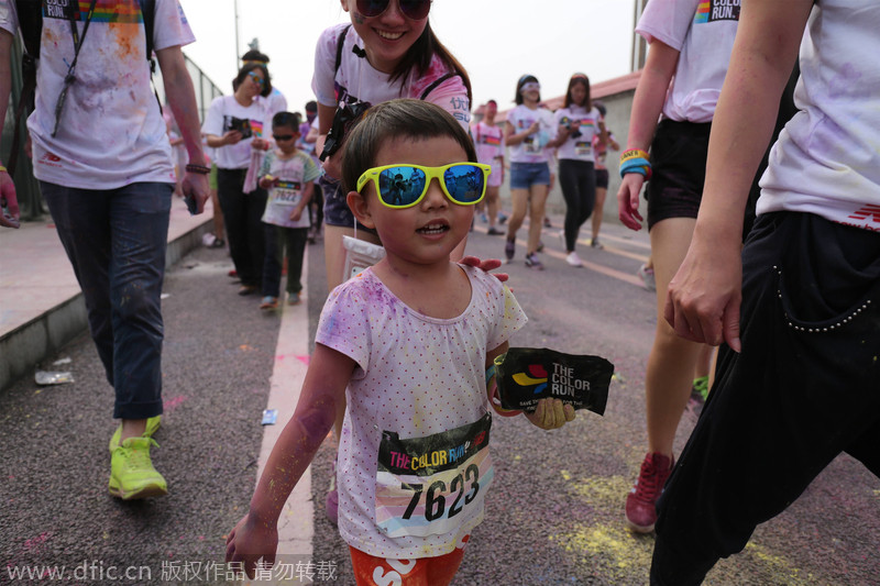 Carrera de colores en Guangzhou