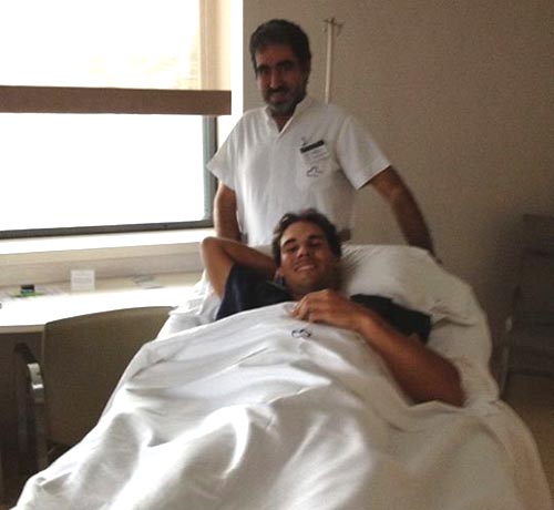 Tenis: Operan a espa?ol Rafael Nadal por apendicitis