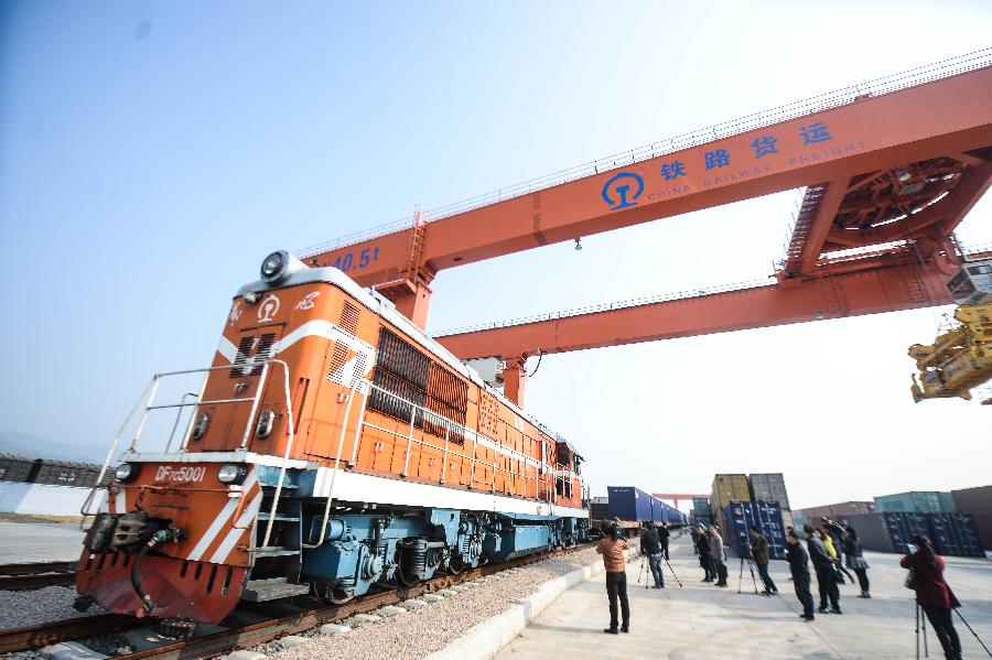 Primer tren chino YXE en llegar a Madrid 2