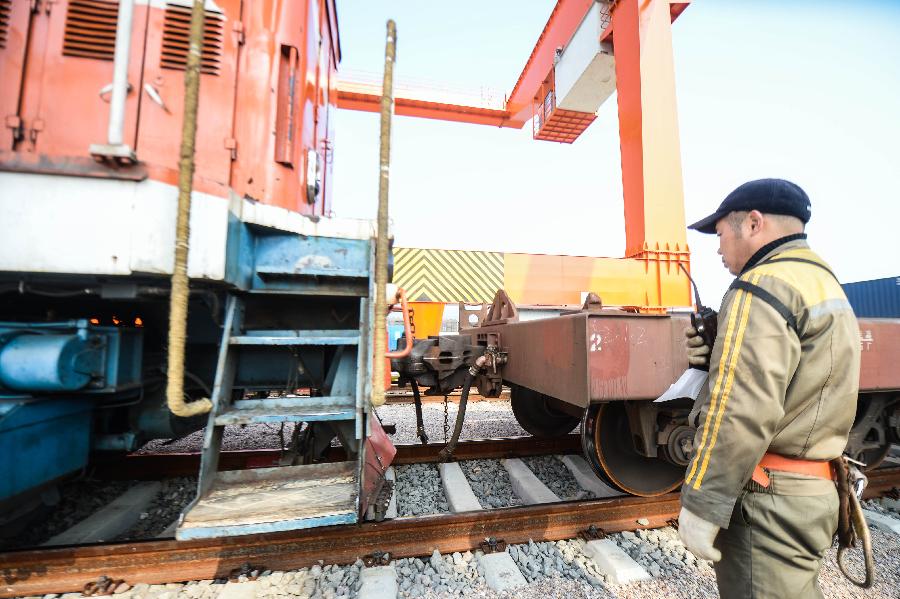 Primer tren chino YXE en llegar a Madrid