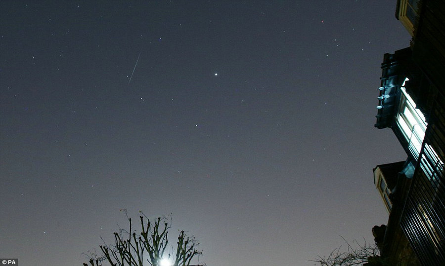 Las gemínidas brillaron el cielo de Breta?a