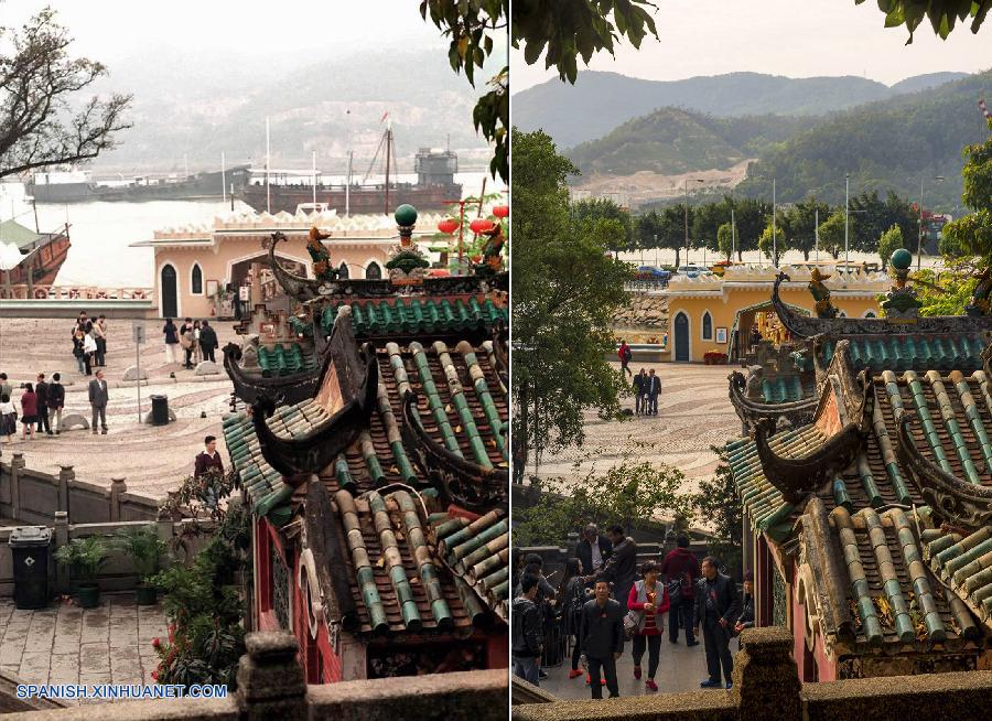 Fotos de Macao en 1999 y en 2014 