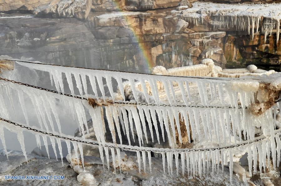 Shaanxi: Cascada de Hukou en Río Amarillo 