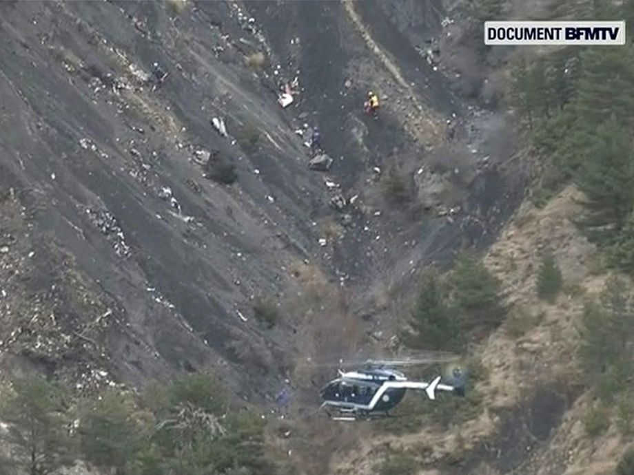 Encuentran los restos del avión de Germanwings siniestrado