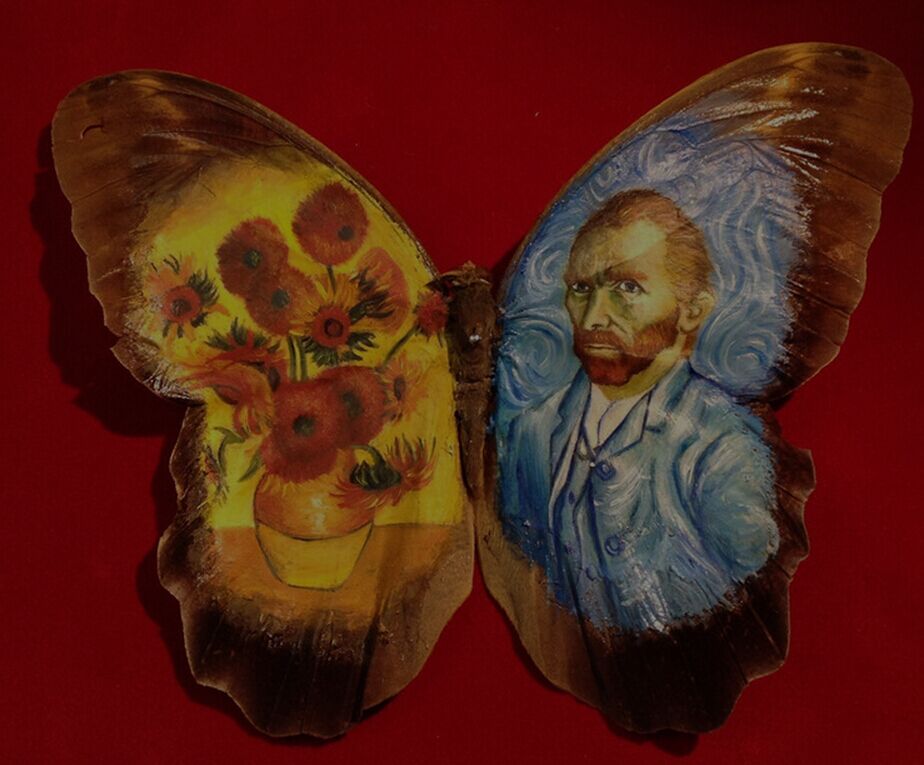 Pintando clásicos en alas de mariposas