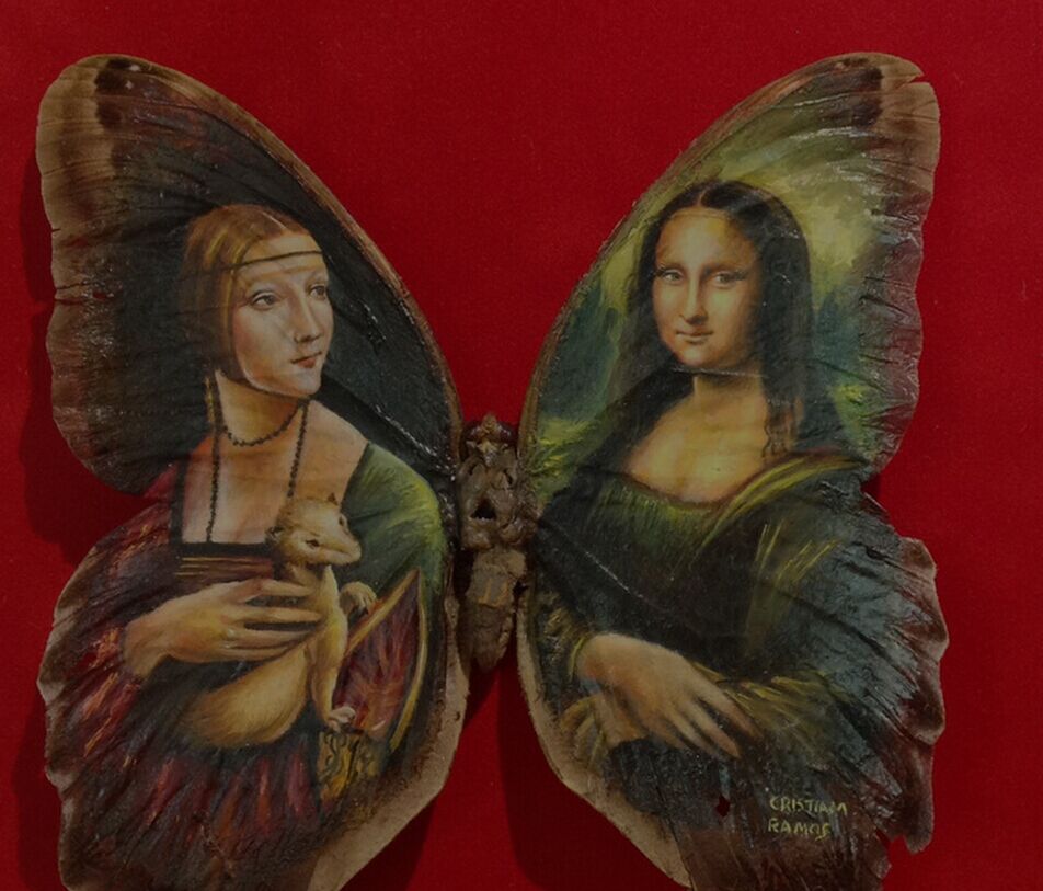 Pintando clásicos en alas de mariposas