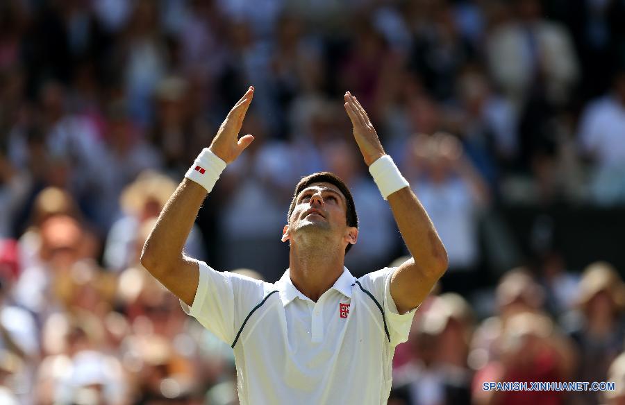 Tenis: Djokovic vence a Gasquet para llegar a final de Wimbledon