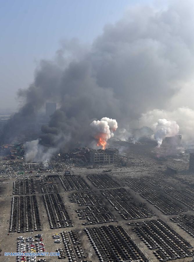 Explosiones en Tianjin de China dejan al menos 44 muertos