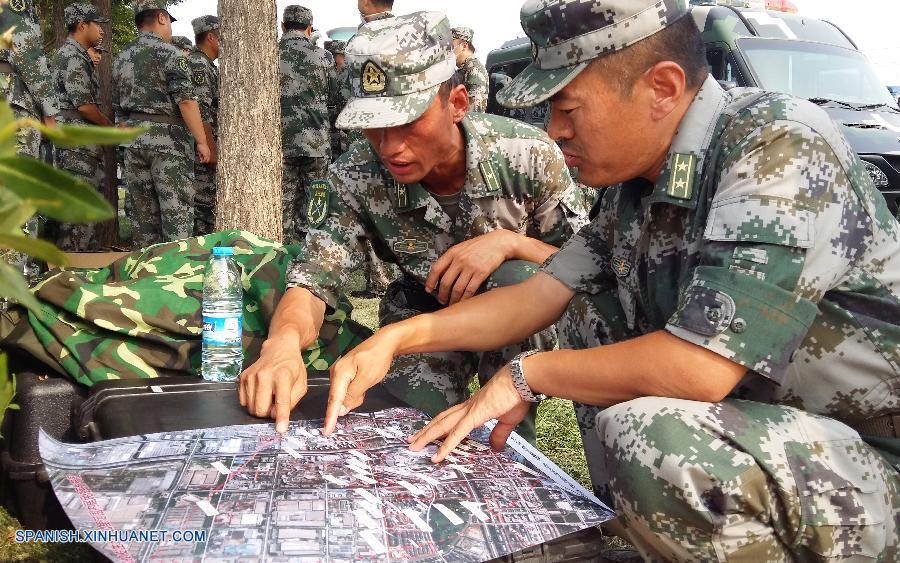 últimas imágenes después de la explosión de Tianjin en norte de China