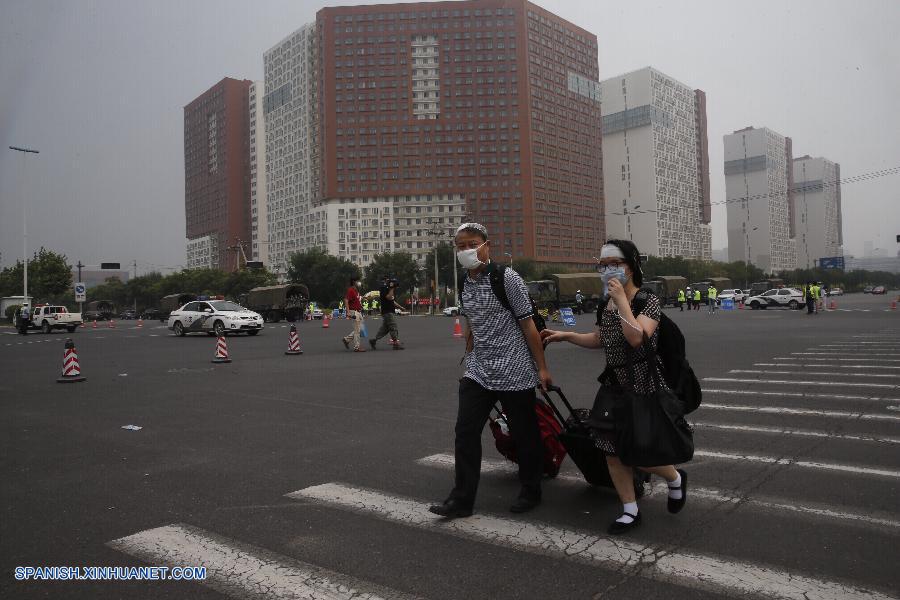 últimas imágenes después de la explosión de Tianjin en norte de China