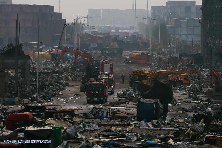 Se eleva a 114 número de muertos por explosiones en Tianjin y hay 70 desaparecidos