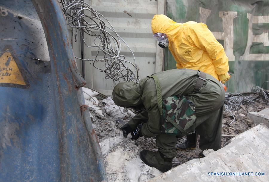 Identifican químicos almacenados en bodega de Tianjin que estalló