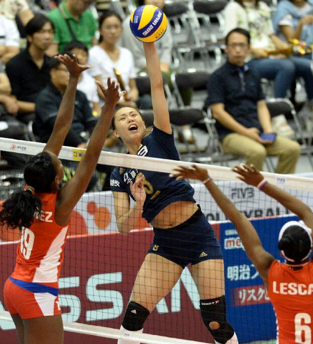 China se impone a Cuba 3-0 en Copa Mundial de voleibol femenil