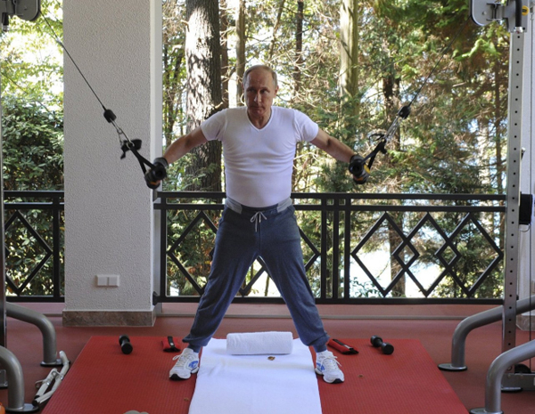 Vladimir Putin ense?a al mundo cómo entrenar