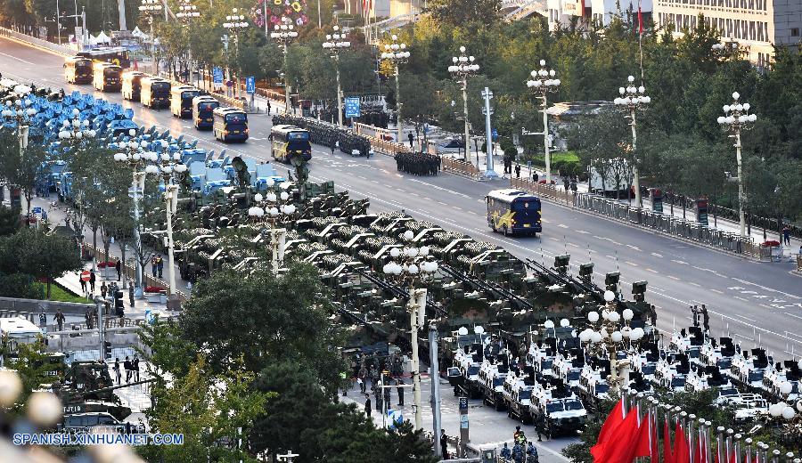 Comenzará el desfile militar del Día de la Victoria en Beijing