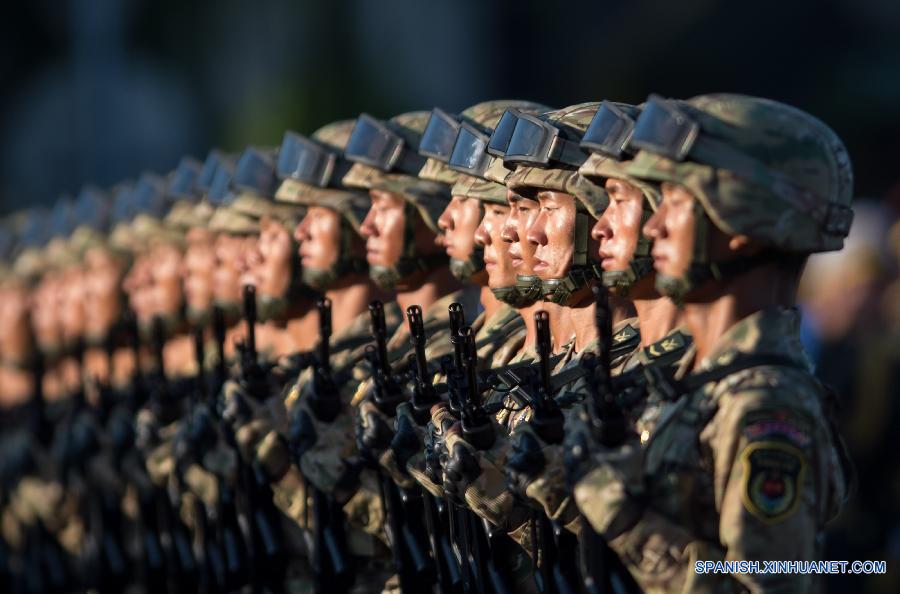 Tropas listas para desfile del Día de la Victoria de China