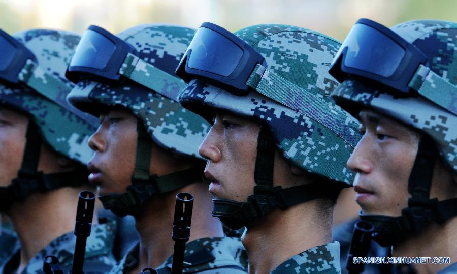 Tropas listas para desfile del Día de la Victoria de China