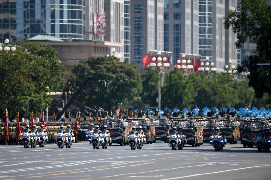 Empieza el desfile militar del Día de la Victoria en Beijing