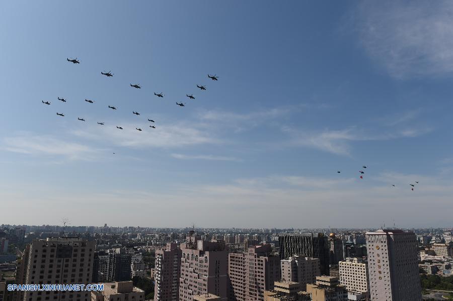 Empieza el desfile militar del Día de la Victoria en Beijing