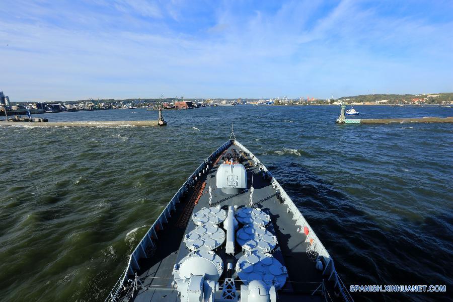 Flotilla de armada china realiza primera visita a Polonia