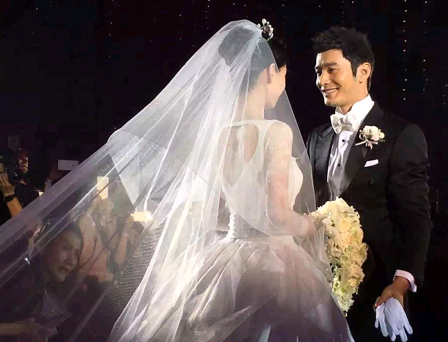 Foto de la boda de Huang Xiaoming y Angelababy