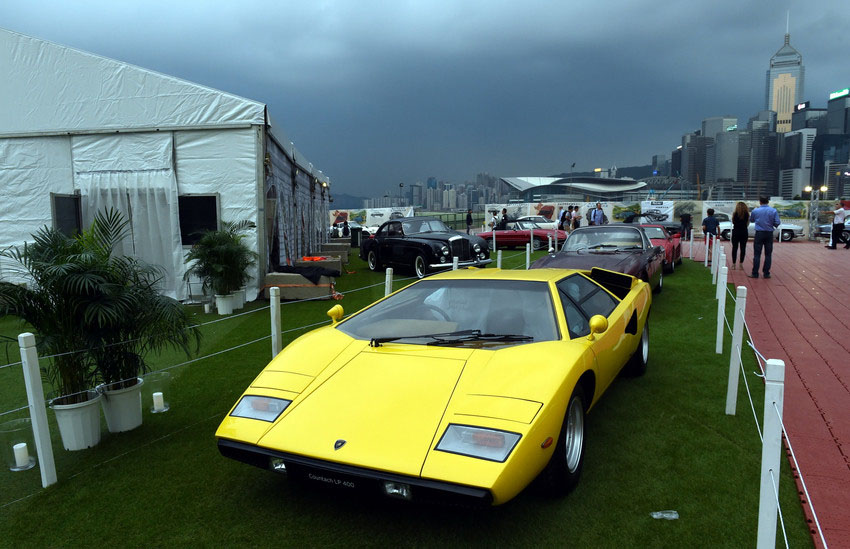 Festival de coches clásicos en Hong Kong