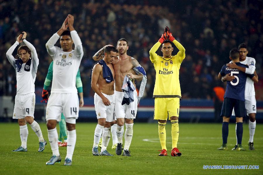 Un buen Real Madrid empata 0-0 ante el PSG francés en la Liga de Campeones