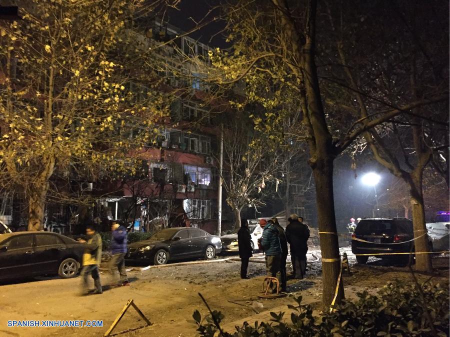 Explosión en edificio residencial de Beijing deja 3 heridos