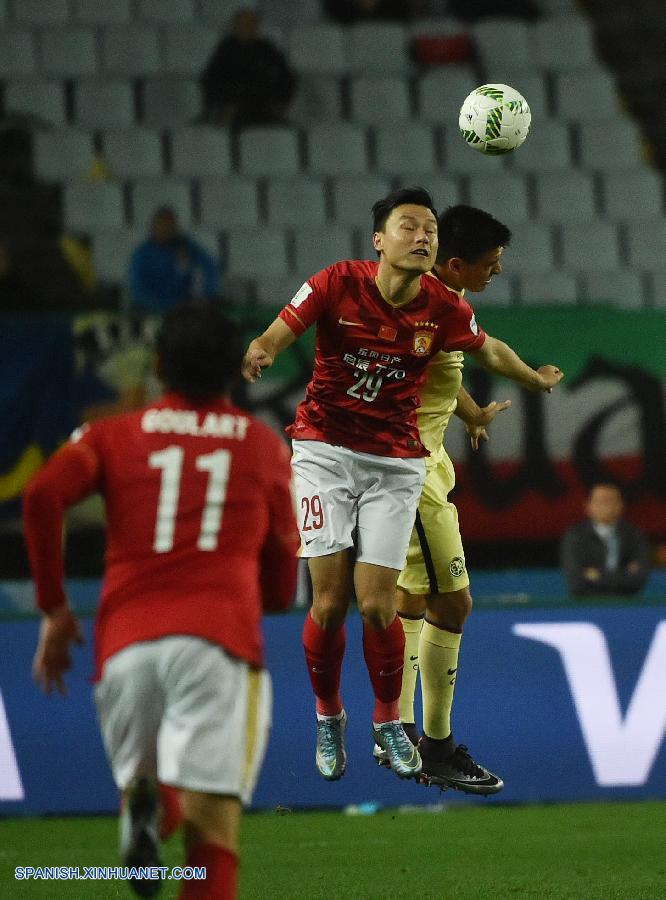 Fútbol: Equipo chino Guangzhou Evergrande elimina al mexicano América en Copa Mundial de Clubes FIFA