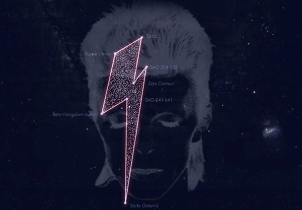 David Bowie ya tiene su propia constelación