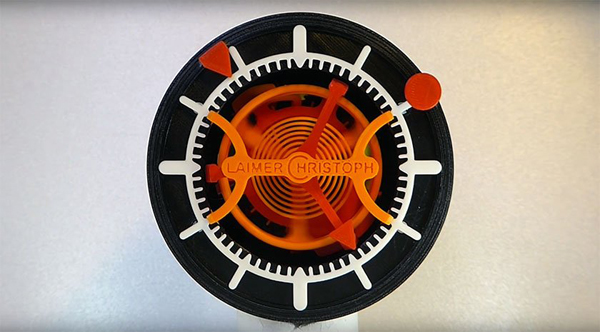 Crean el primer reloj 
impreso en 3D