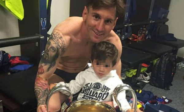 Messi instala cámaras de seguridad en el colegio de su hijo Thiago