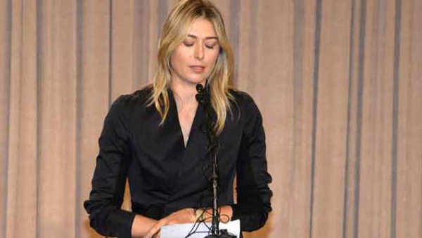 Sharapova reconoce un positivo en Australia