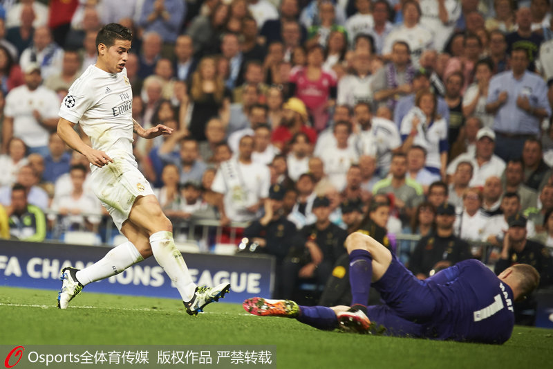 Fútbol: Real Madrid gana 1-0 al Manchester y avanza a final espa?ola en "Champions"