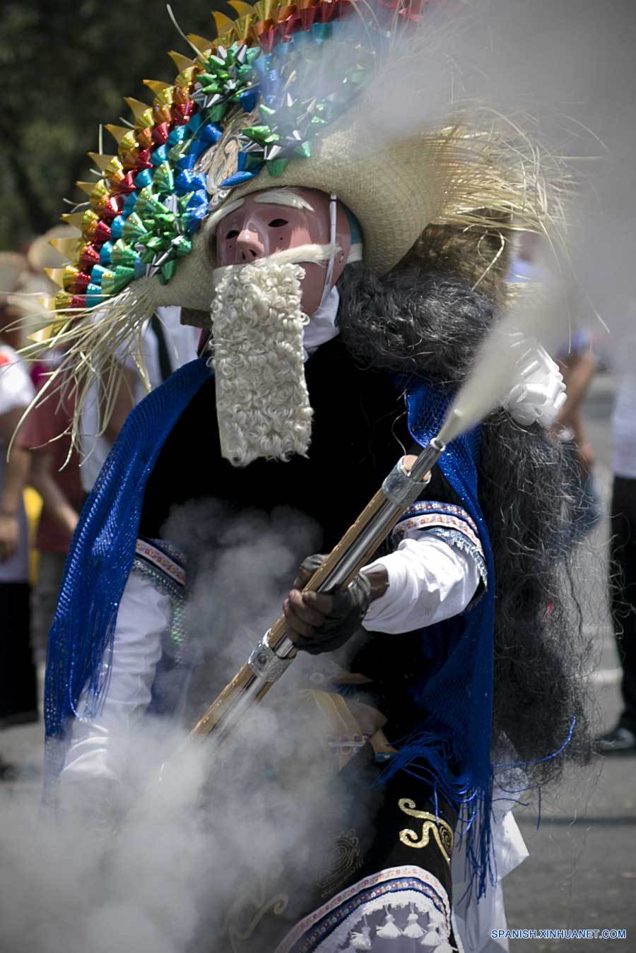 Celebración del 154 aniversario de la Batalla de Puebla en México