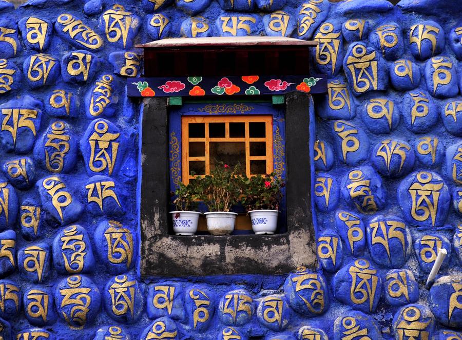 Esta foto del 26 de mayo muestra la aldea de Tunda del condado Nyemo, en Lhasa, región autónoma del Tíbet. [Foto/Xinhua]