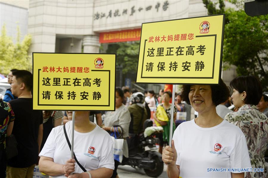 Alrededor de 9,4 millones de estudiantes de preparatoria se registraron para presentar el examen, conocido como gaokao, del 7 al 8 de junio.(Xinhua/Yuan Liwei)