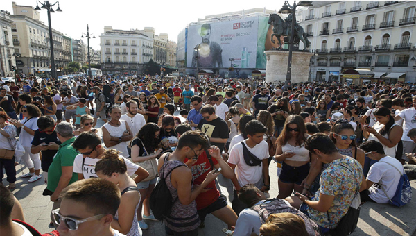 La quedada Pokémon en Madrid bate el récord mundial con mas de 5.000 entrenadores en Sol