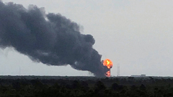 Explota un cohete de SpaceX en Cabo Ca?averal