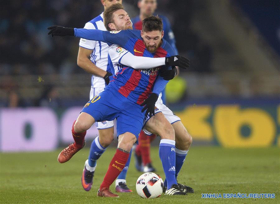 Fútbol: Barcelona vence a Real Sociedad en Copa del Rey y termina con "maldición de Anoeta"