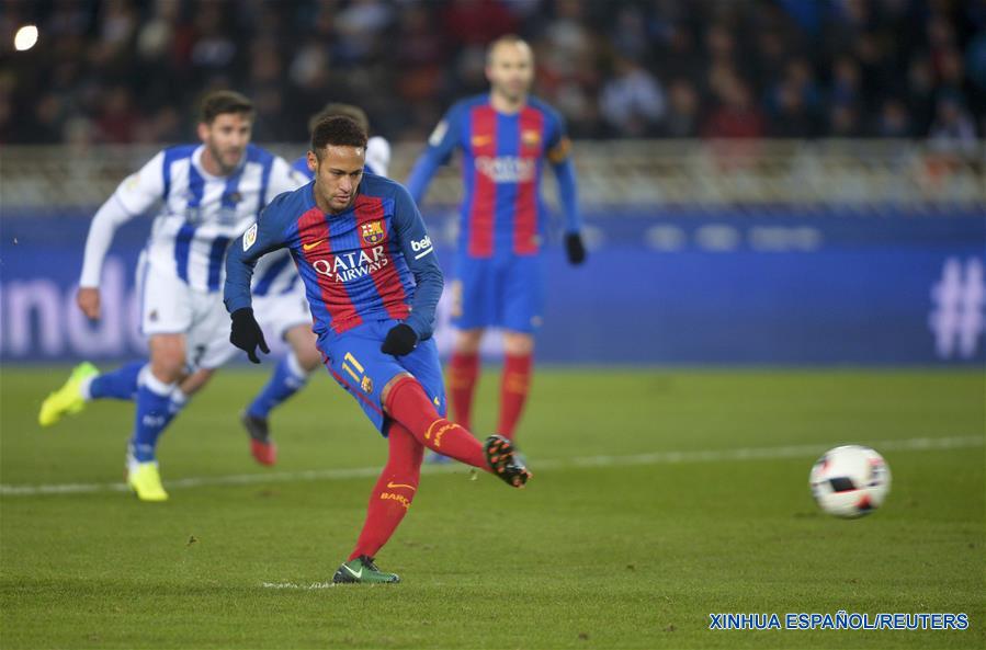 Fútbol: Barcelona vence a Real Sociedad en Copa del Rey y termina con "maldición de Anoeta"