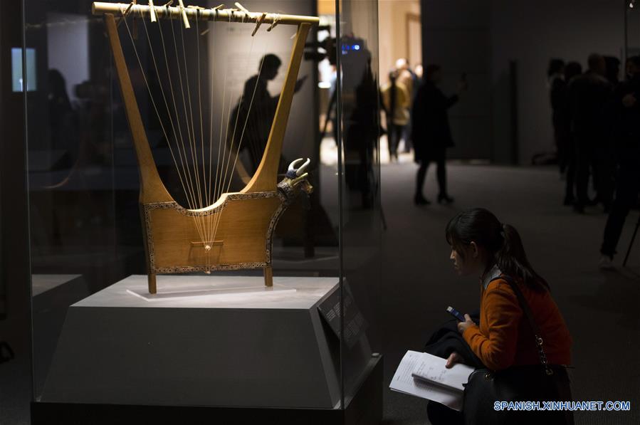 Exposición de reliquias culturales del Museo Británico en Museo Nacional de China